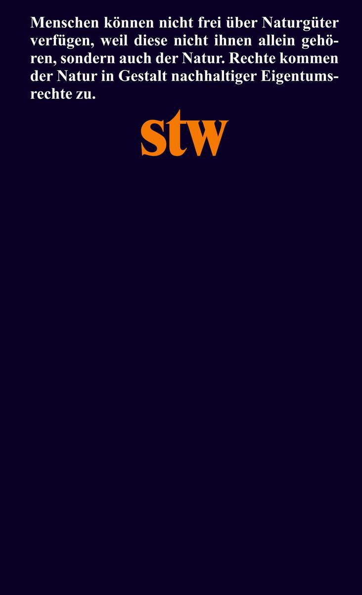 Ein Buchcover mit dem Titel 'Wesche, T: Rechte der Natur'. Der Hintergrund ist schwarz, und der Titel / Text ist in weißem und glut-orangen Farben geschrieben.