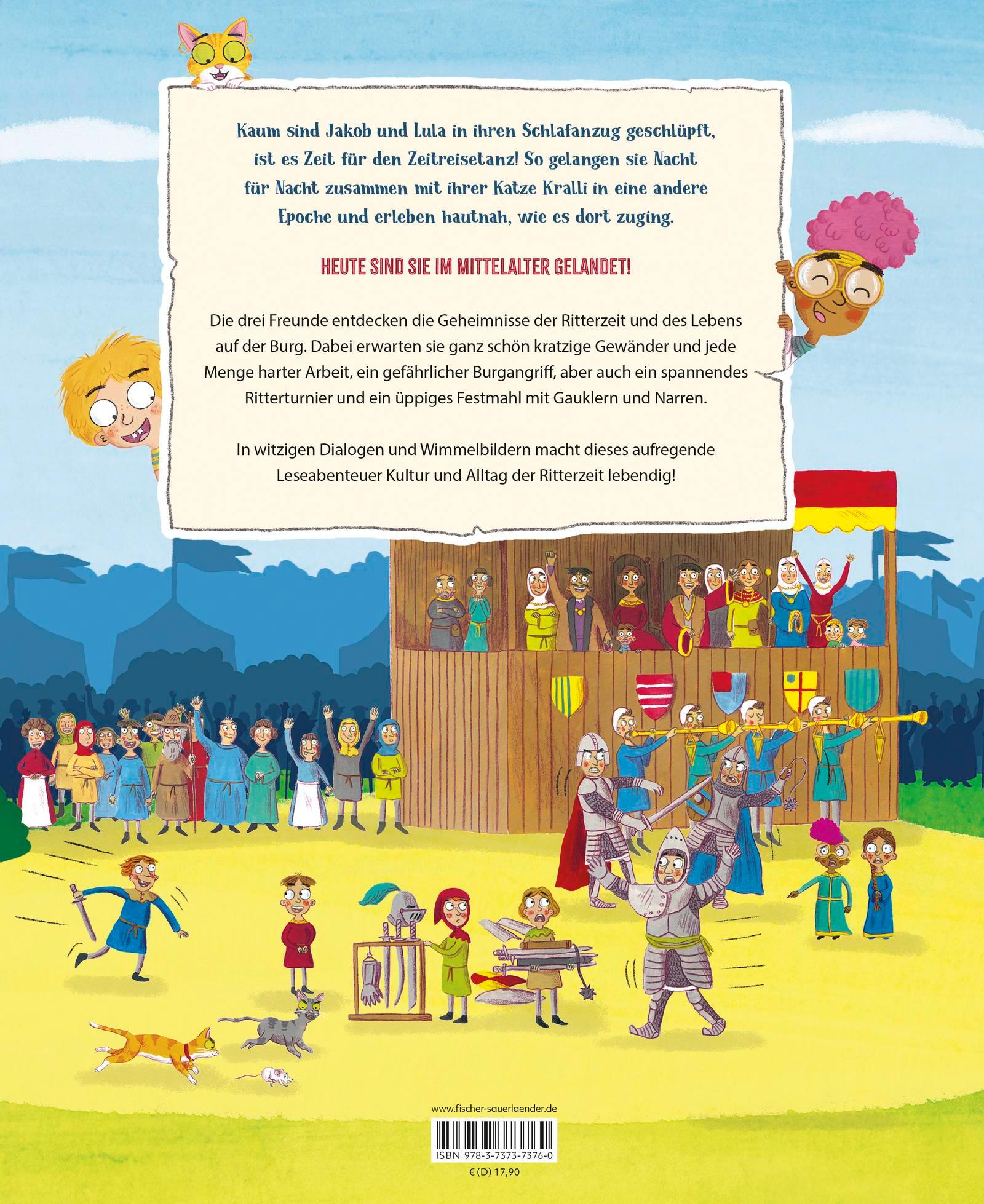 Rückansicht - Knapman, T: Zeitreise im Schlafanzug. Erlebe die Ritterzeit
