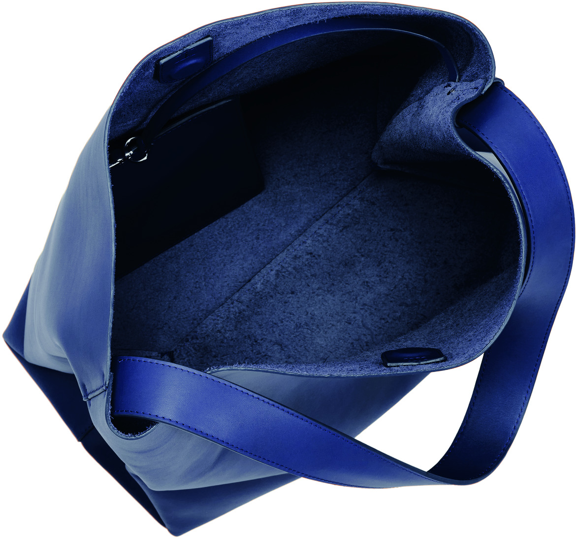 Die Tasche »Neo Cep« ist eine modische Handtasche aus blauem Leder mit dunkelblauem und grauem Innenfutter. Sie eignet sich hervorragend für den täglichen Gebrauch sowie für besondere Anlässe.