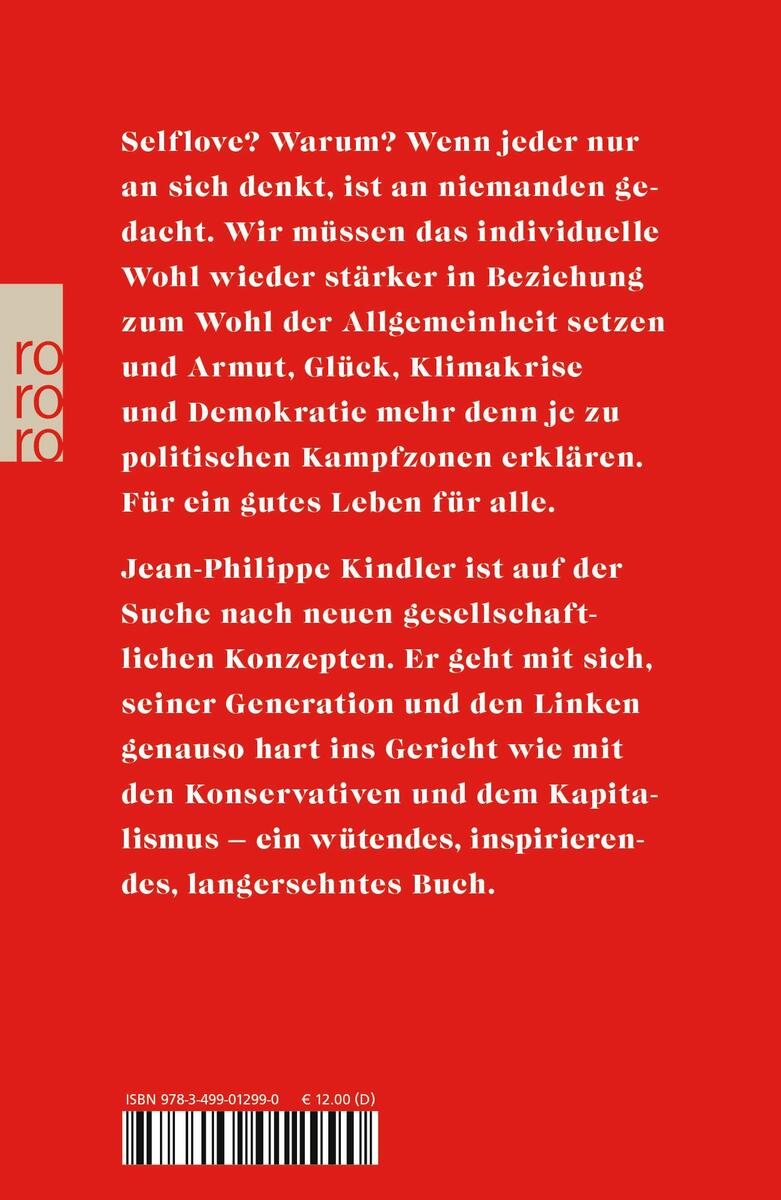 Rückansicht - Scheiß auf Selflove, gib mir Klassenkampf